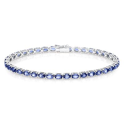 Tanzanite Bracelet in Sterling Silver