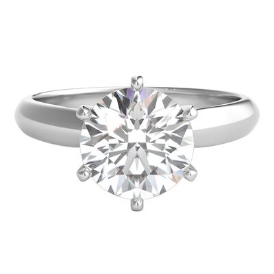 Round Diamond Solitaire Engagement Ring