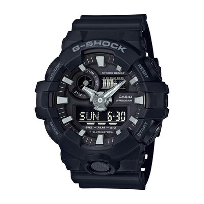 MEN’S 700-SERIES BLACK RESIN WATCH