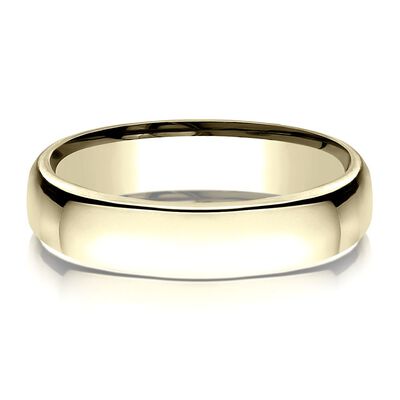 Wedding High Polish Band in 14K Gold