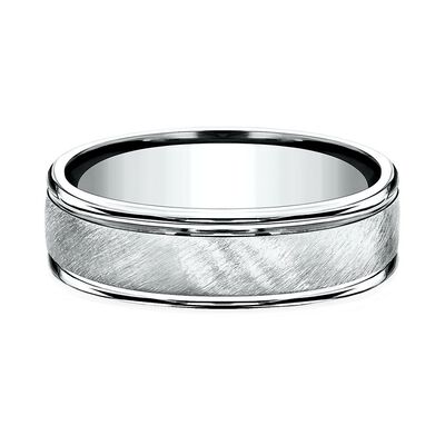 Men's Satin Finish Band, 6MM