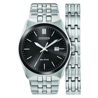 Corso Men’s Watch & Bracelet Set in Stainless Steel