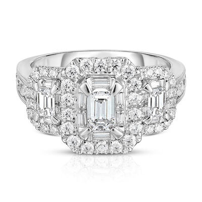 2 ct. tw. Diamond Engagement Ring in 14K White Gold