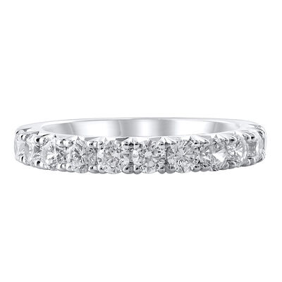 Lab Grown Diamond Band in 14K White Gold