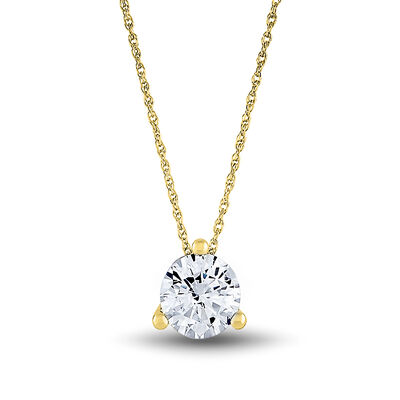 Lab Grown Diamond Solitaire Pendant