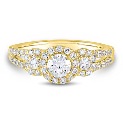 Lab Grown Diamond Engagement Ring in 14K Gold (1 ct. tw.) 