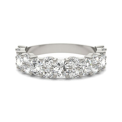 Moissanite Band in 14K White Gold (2 1/3 ct. dew)