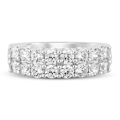 Lab Grown Diamond Double Row Anniversary Band in 10K Gold (1 ½ ct. tw.)