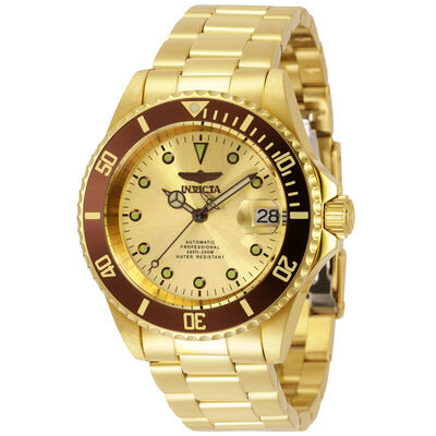 Men’s Pro Diver Watch in Yellow Gold-Tone Stainless Steel