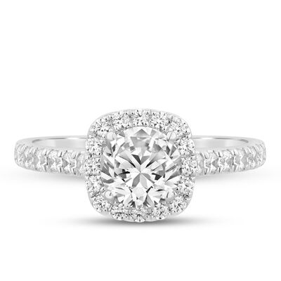 1 1/2 ct. tw. Diamond Halo Engagement Ring