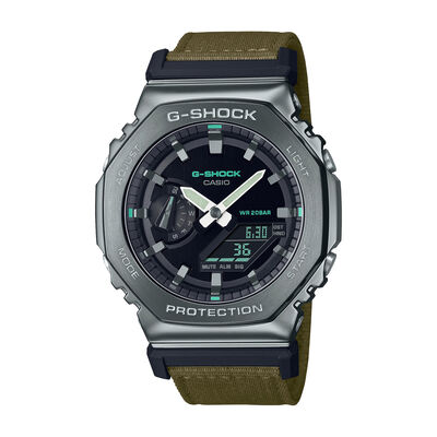 Men’s 2100-SERIES Utility Metal Watch in Gray Resin