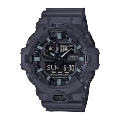 GA-700 Analog-Digital Men's Watch in Dark Gray Resin