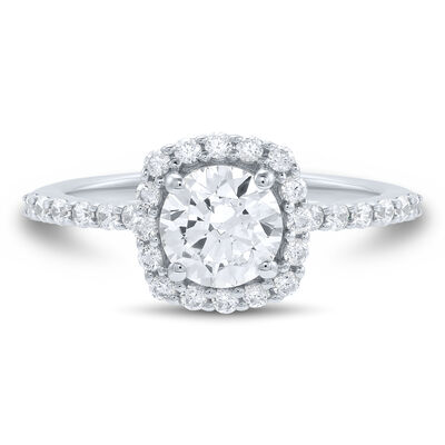 Lab Grown Diamond Round Engagement Ring in 14K Gold (1 3/4 ct. tw.)