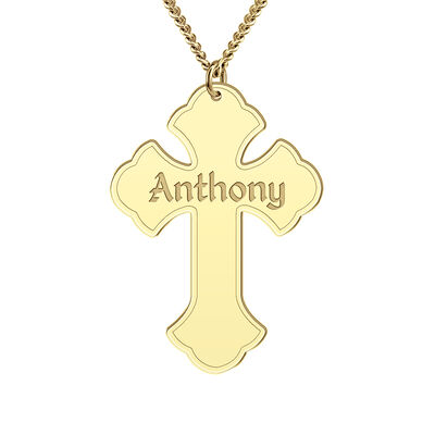 Personalized Cross Necklace