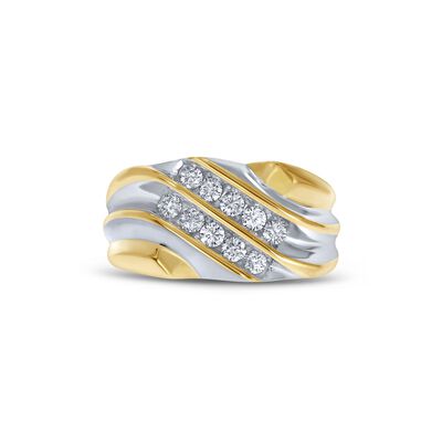 Men’s Diamond Ring in 10K Yellow Gold (1/2 ct. tw.)