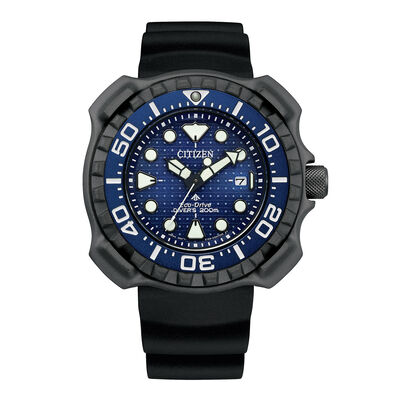 Men’s Promaster Eco-Drive Dive Watch in Gray Titanium and Black Polyurethane