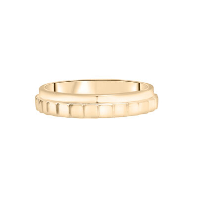 Ribbed Ring in Vermeil