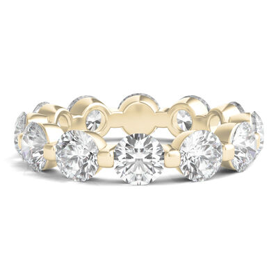 Round Brilliant-Cut Lab Grown Diamond Eternity Band