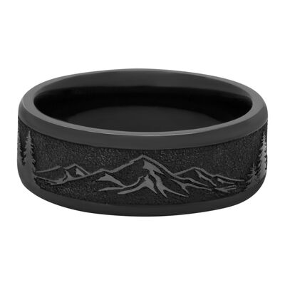 Men’s Mountain Band in Zirconium, 8MM