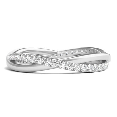 Diamond Infinity Twist True Eternity Band