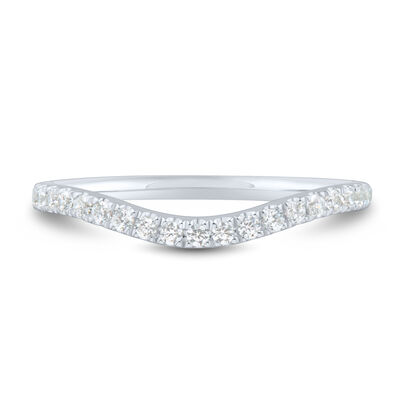 Lab Grown Diamond Contour Band in 14K Gold (1/5 ct. tw.)