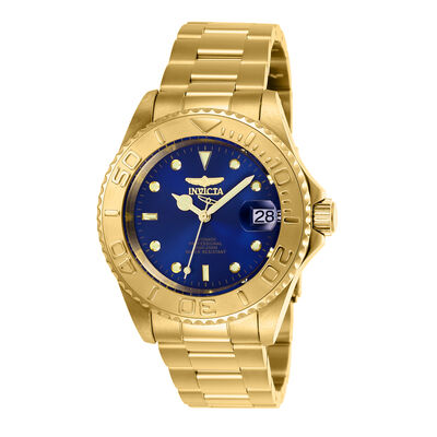 Men's Pro-Diver Watch in Gold-Tone Ion-Plated Stainless Steel, 40MM