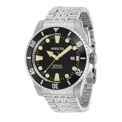 Men's Pro-Diver Watch in Stainless Steel, 44MM