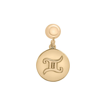 Zodiac Disc Bead Charm