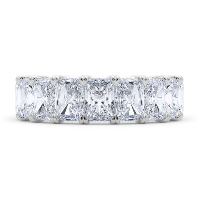 Lab Grown Diamond Radiant-Cut Eternity Band