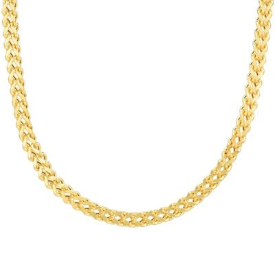 Square Franco Link Chain in 14K Gold, 3MM