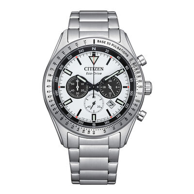 Men's Chronograph Watch in Stainless Steel, 43MM