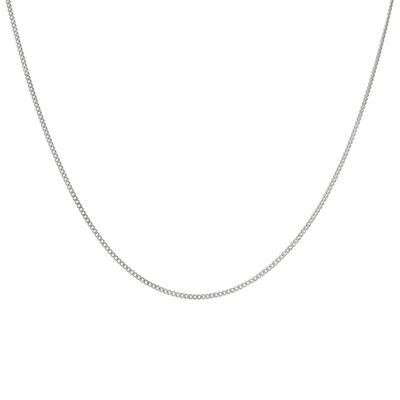 Mini Curb Chain Charm Necklace