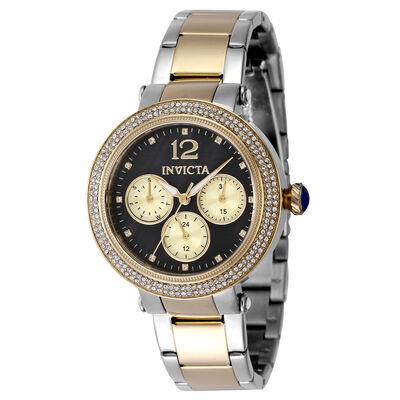 Ladies' Watch in Two-Tone Stainless Steel, 37MM