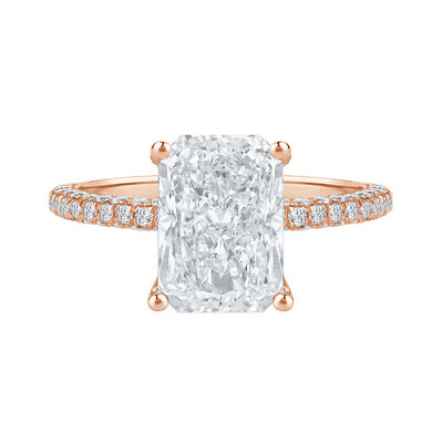 Isla Lab Grown Diamond Engagement Ring in 14K Rose Gold (3 5/8 ct. tw.)